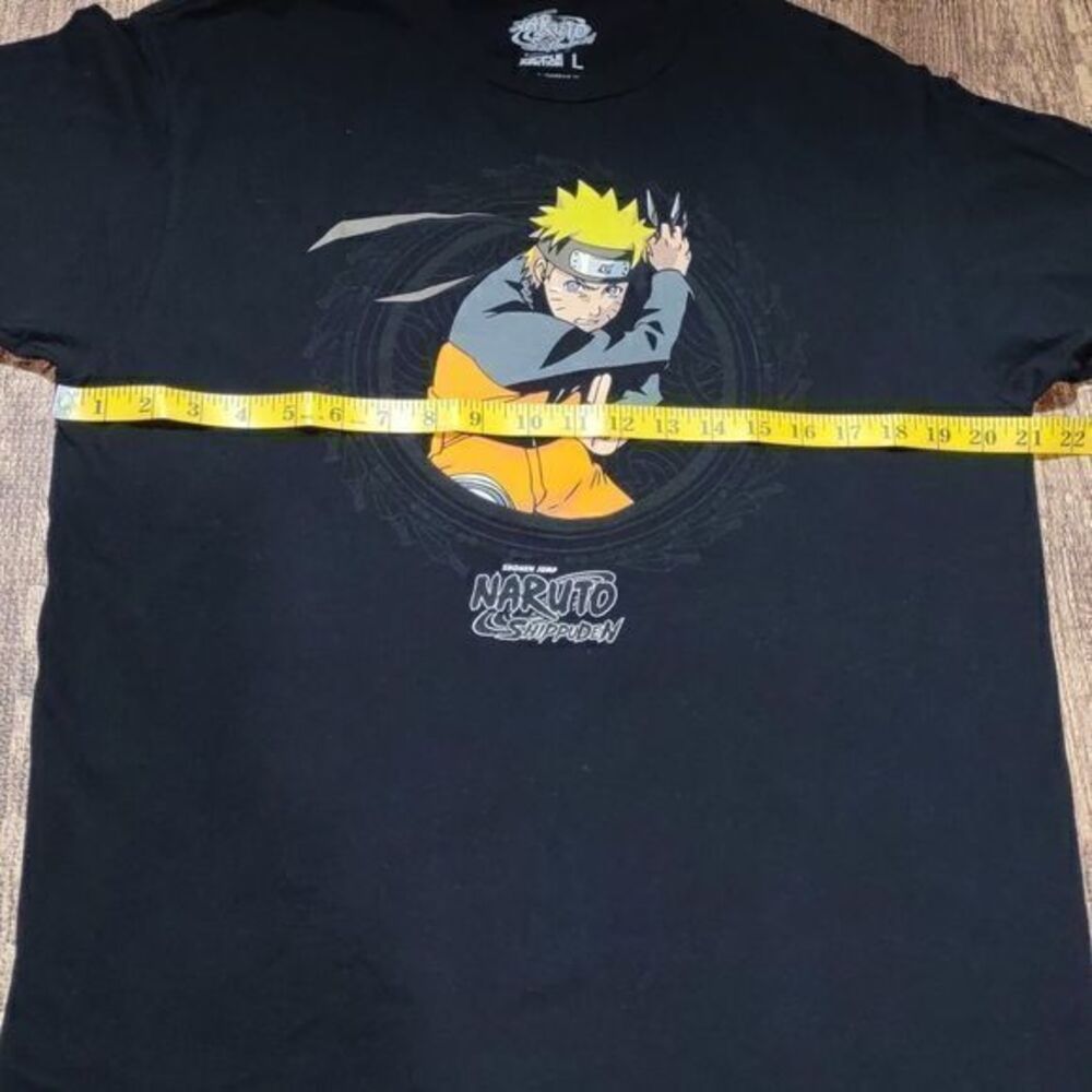 Shonen Jump Naruto Shippuden by Ripple Junction Black Anime T Shirt Sz‎ L - Picture 8 of 8